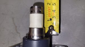 measuring retracted length of the hydraulic cylinder rod